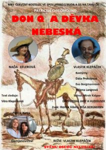 Plakát - divadelní představení Don Q a děvka nebeská